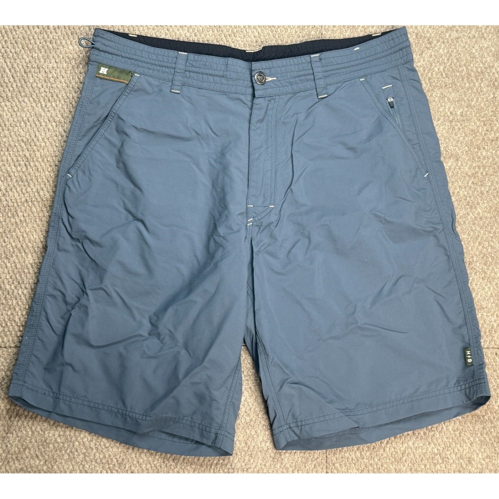 Howler Bros Men 35 HB-01317 Slate Blue Nylon Horizon Hybrid 2.0 Shorts‎